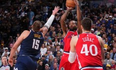 快船队客场战胜热火队，莱昂纳德砍下40分