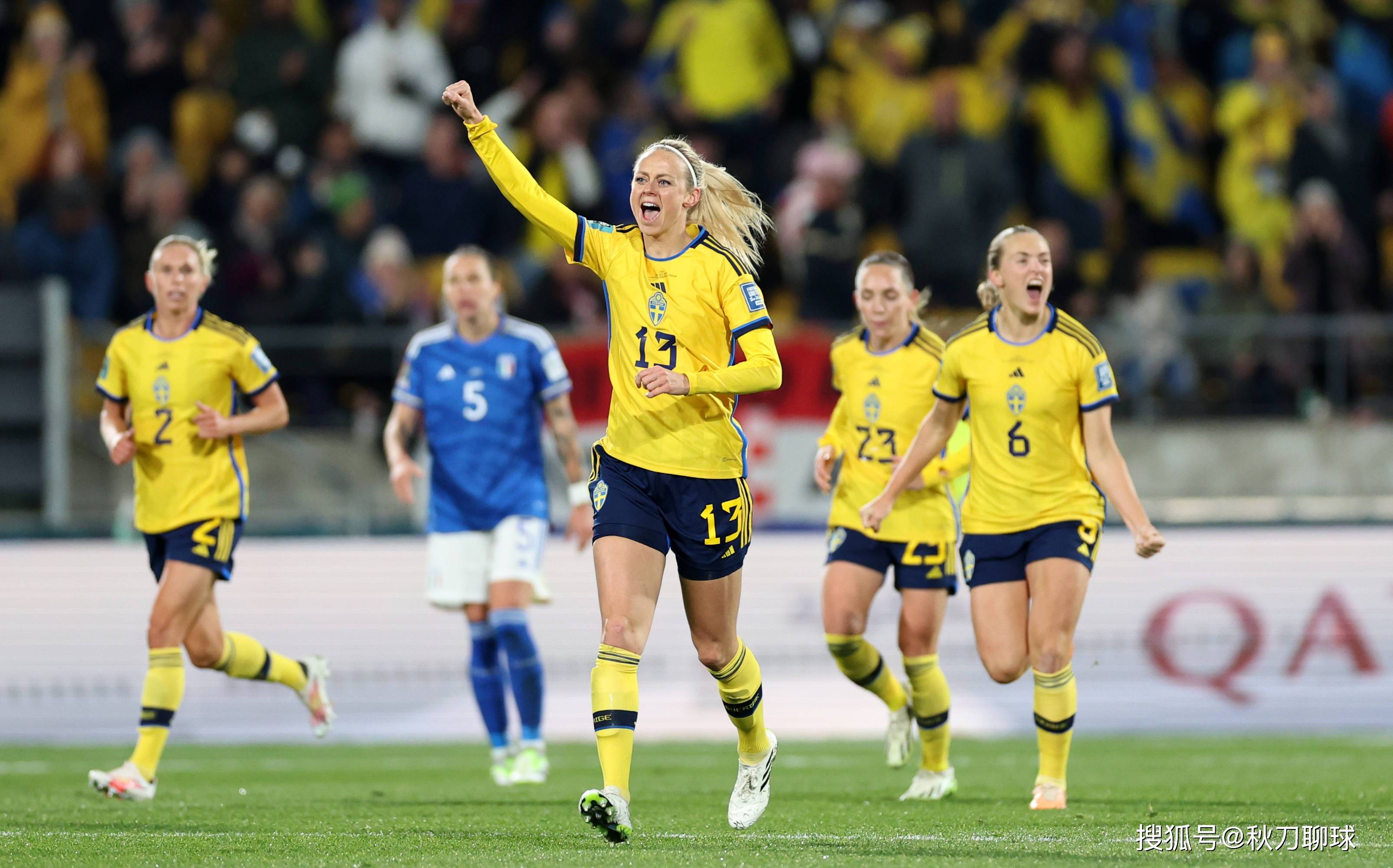 瑞典女足客场大胜挪威，晋级半决赛